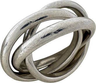 Tiffany & Co. Silver Silver 925 Band Ring (Pre-Owned)