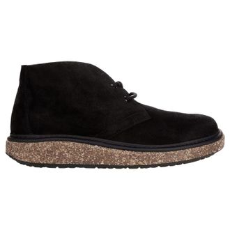 Birkenstock Milton Suede Leather Unisex Ankle Boots - Black - Size:UK 10.5