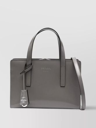 バッグ・カバンその他 Prada Large grey leather shopping bag Prada Large grey leather shopping bag | TheDoubleF