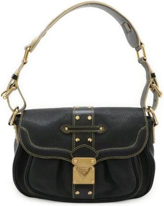 Louis Vuitton Pre-owned Suhali Confident Leather Shoulder Bag - Dames - Vintage Schoudertas - Zwart - ONE Size - Leer - Vintage