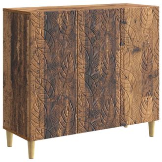 vidaXL Aparador Madera Envejecida 89 X 34,5 X 80 Cm Vidaxl