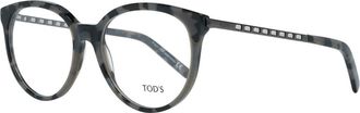 Tod's Gray Plastic Glasses Womens (Frames)