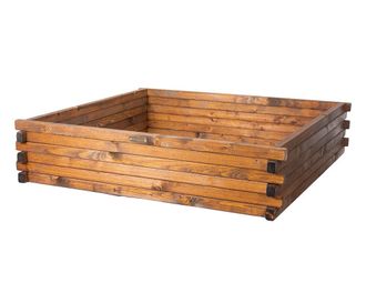 OEM Jardinera Elevada De Madera 100x100x24cm Greenspot - Jardinera Elevada Para Hierbas, Flores Y Verduras - Jardinera De Madera Impregnada - Madera Palis
