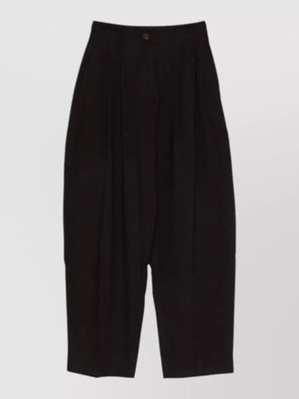 STUDIO NICHOLSON pleated wide-leg trousers