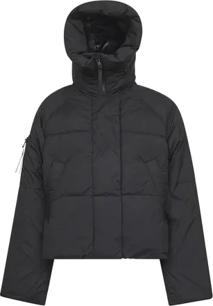 Canada Goose Jassen, Dames, Zwart, S, Zwarte Donsgevulde Hooded Winterjas