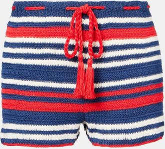 Anna Kosturova Shorts in crochet di cotone