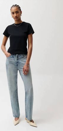 Pistola Denim Cassie Super High Rise Straight Jeans In Bramble
