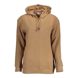 U.S.Polo Association Hoodie Bruin Geborduurde Contrastdetails - Dames - Hoodies - Bruin - 2XL - Hoodies & sweatvesten