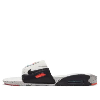 Nike Air Max 90 Slide White Turf Orange Speckled BQ4635-102