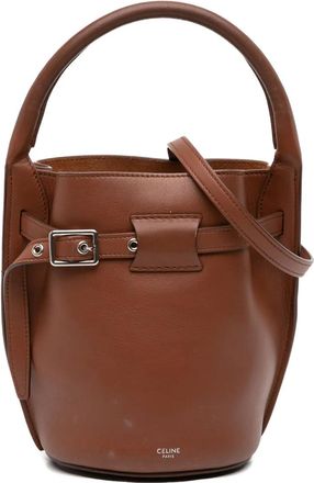 Celine 2019 Nano Leather Big Bucket Bag satchel - Bruin