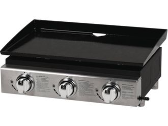 Habitat et Jardin Plancha Presto 3 - 3 Fornelli - 7.5kw - Grigio