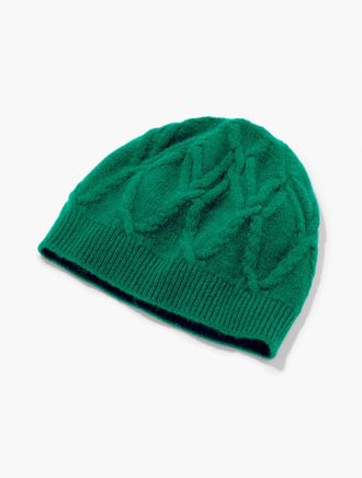 Talbots Cashmere Beanie - Lush Green - 001 Talbots
