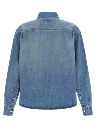 Jacquemus Mens Blue Cotton Blouse