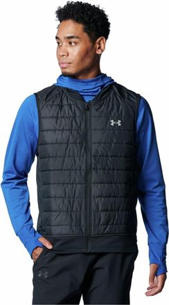 Under Armour Storm Mens Insulated Running Vest - Black, Black, 2XL