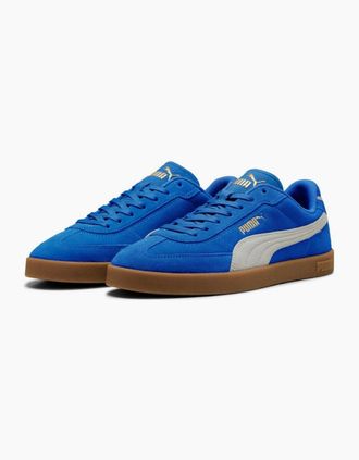 Puma Womens Puma Club II Era Suede Mountain Blue Trainers - Size: UK 10 / eu 44.5 / us 11