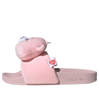adidas (WMNS) adidas x Care Bears Adilette Slides Clear Pink White KH9957