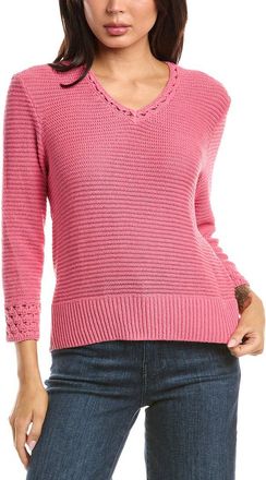Nic+Zoe Nic & Zoe Edged Pop Stitch Sweater