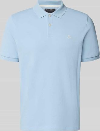 Marc O'Polo Regular Fit Poloshirt aus reiner Baumwolle in Hellblau, Gr&ouml;&szlig;e XXXL