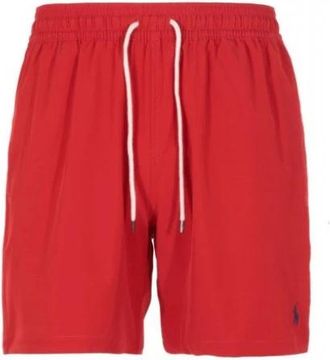 Ralph Lauren Badmode, Dames, Rood, S, Traveler Swim Short