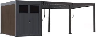 Kees Smit Cedrino Pergola 530x360x255cm incl. Berging 360x200cm