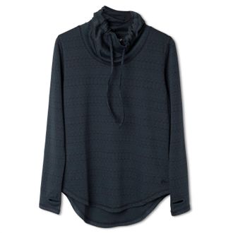 Kavu Womens Skylar Cowl Neck Sweater In Forest Knit