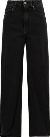 SOLOTRE Jeans Palazzo con Pinces Laterali - - Jeans - Donna - Grigio - M