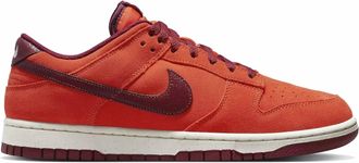 Nike Mens Dunk Low Sneakers In Hot Orange