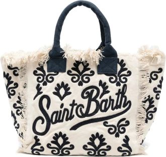 Saint Barth Tote Bags, female, Black, Size: ONE SIZE Vanity Tote Bag