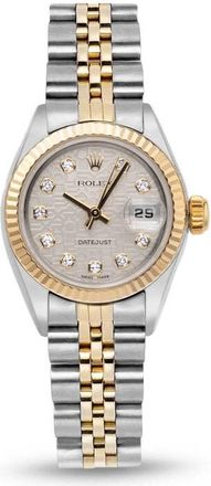 Rolex Pre-owned Rolex Datejust Automatic Chronometer Diamond Silver Dial Ladies Watch 179173 SDJ