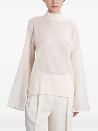 Toteme panel detail blouse - White