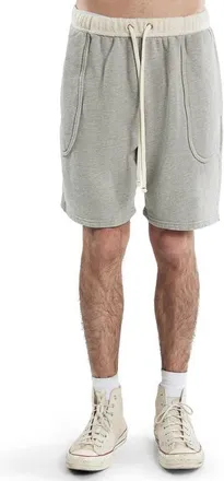 Les Tien HeavyWeight Invert Pocket Short in Heather Grey at Nordstrom, Size X-Large