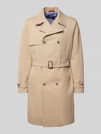 Cinque Regular Fit Trenchcoat mit Reverskragen Modell Aberdeen in Beige, Gr&ouml;&szlig;e 102