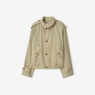 Burberry Cotton Nylon Jacket, Size: 36