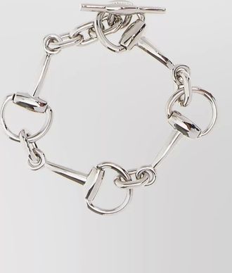 Gucci metal horsebit bracelet