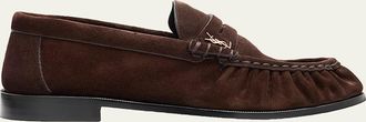 Saint Laurent Le Suede YSL Penny Loafers
