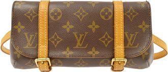 Louis Vuitton Marelle Waist Monogram Canvas Brown Canvas Handbag (Pre-Owned)