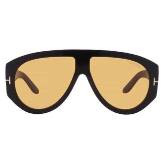 Tom Ford Bronson Brown Pilot Mens Sunglasses FT1044 01E 60