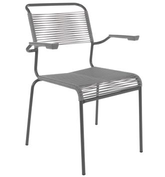 Schubiger M&ouml;bel Spaghetti-Stuhl S&auml;ntis mit Armlehnen