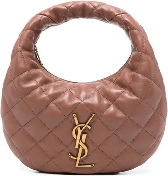Saint Laurent Baby Icarino Quilted Logo Tote Bag