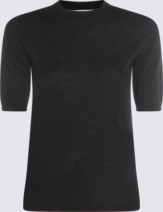 Max Mara Black Gerico Wool Knitwear