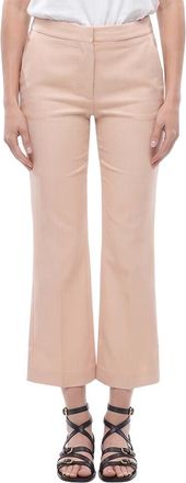 Stella McCartney Light Pink Bootcut Flat Front Pants