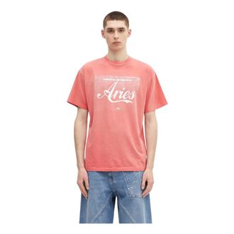 Aries Hombre, Camisetas, Rojo, Talla: S