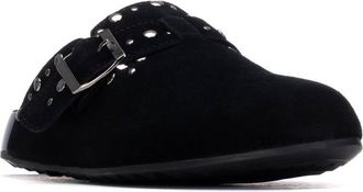 Xti Womens Suede Clog Mule Flats