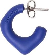 Sunnei Half Hoop Earring - Heren - Oorbellen - Blauw - ONE Size - Accessoires