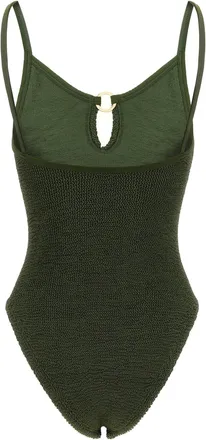 Hunza G Toni One-Piece Swimsuit - Olive Green