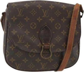 Louis Vuitton Pre-owned Cross Body Bags, female, Brown, Size: ONE SIZE Pre-owned Saint Cloud Shoulder Bag