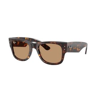 Ray-Ban Mega Wayfarer Rb 0840S 902/53 - unisex - Zonnebrillen - Bruin - 51 MM - Accessoires