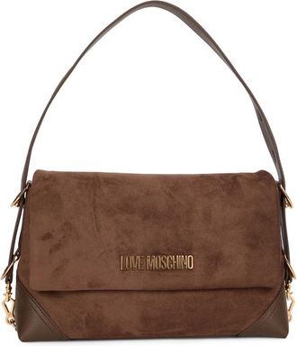 Love Moschino Bolso de Hombro con Solapa - Bags - Mujer - Marr&oacute;n - ONE SIZE