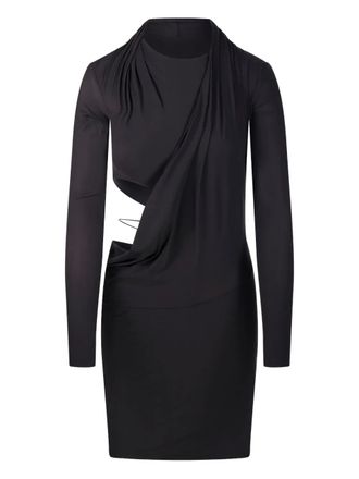 Amazuìn Abito con dettaglio cut-out - Marrone