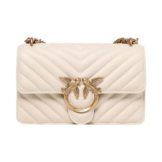Pinko Quilted Chain Strap Clutch Bag